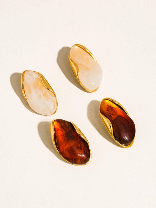 Resin Drop Earrings