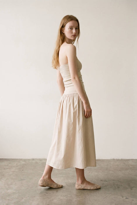 Kitt Strapless Knit Midi Dress