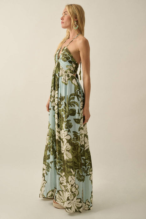 Eden Tie-Back Maxi Dress