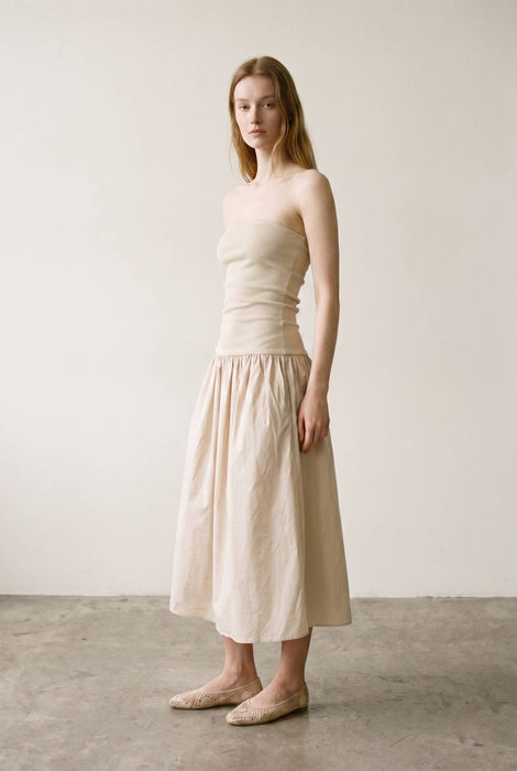 Kitt Strapless Knit Midi Dress