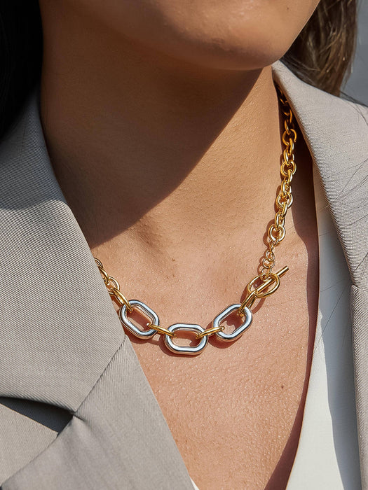 Deux Tons Chain Necklace