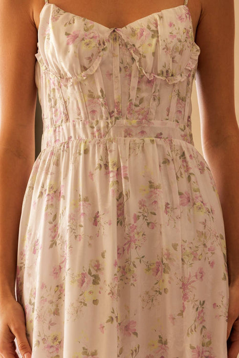 Fleur Ruffle Maxi Dress