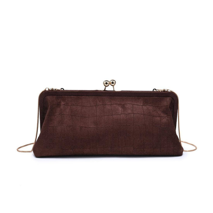 Kristin - Faux Suede Clutch
