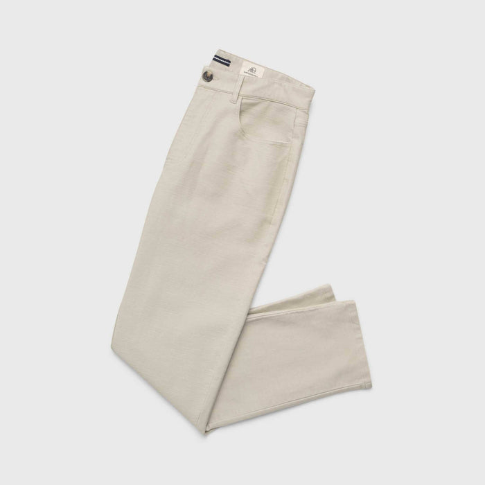 Patrick Terry Woven 5 pocket Pant - Khaki