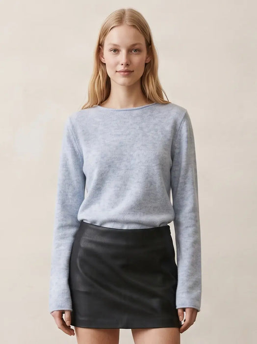 Faux Leather Mini Skirt