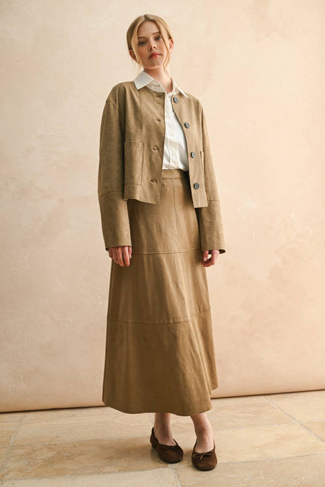 Moka Suede Jacket