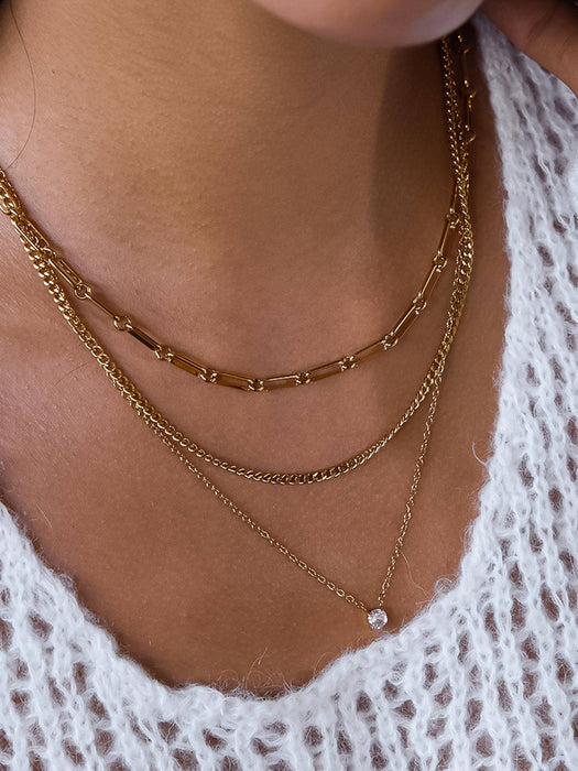 Layered  Reve Chain Necklace