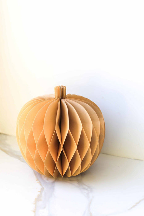 Honeycomb Paper Pumpkins