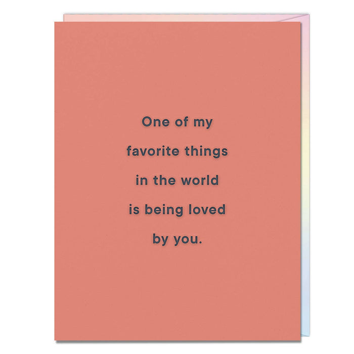 Carvell Wallace Favorite Things In The World Love Card
