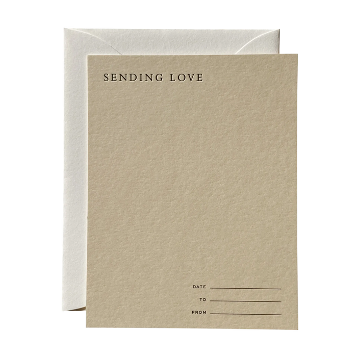 Sending Love Notecard Set No. 12