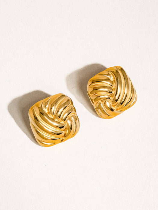 Diana Square Studs