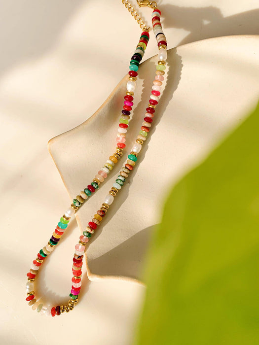 Lisbon Beaded Necklace