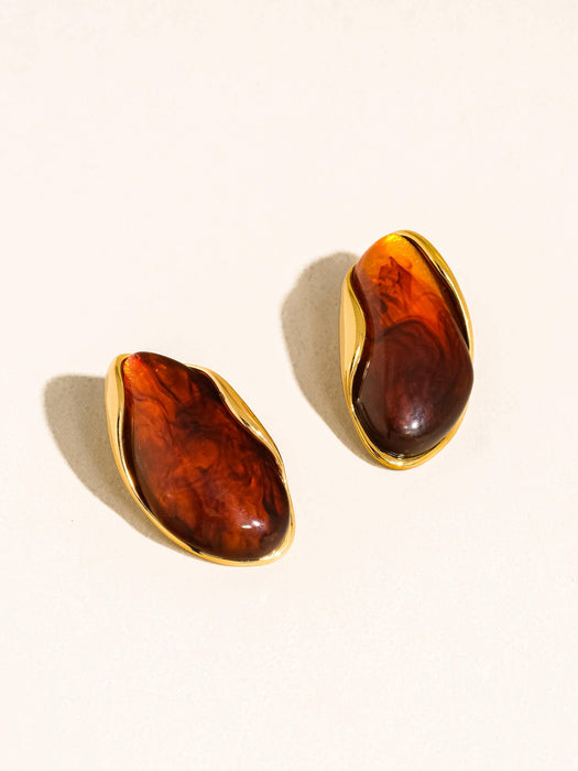 Resin Drop Earrings