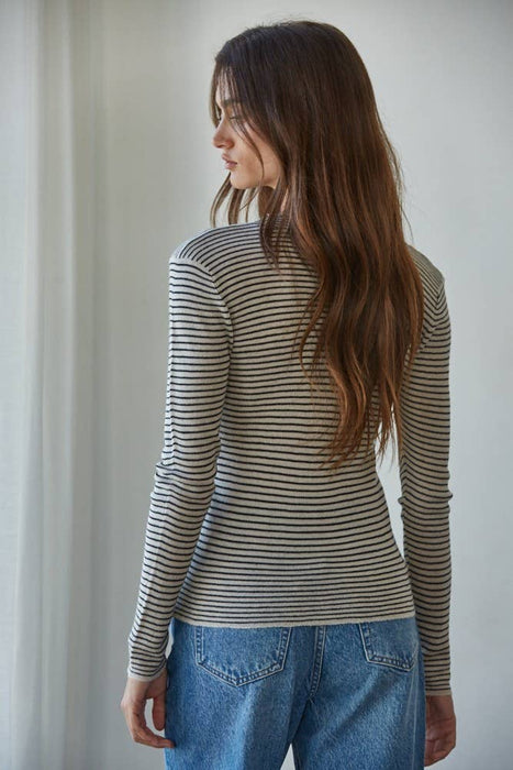 Hailee Striped Knit Top