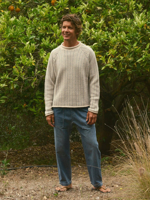 Birdseye Fisherman Sweater