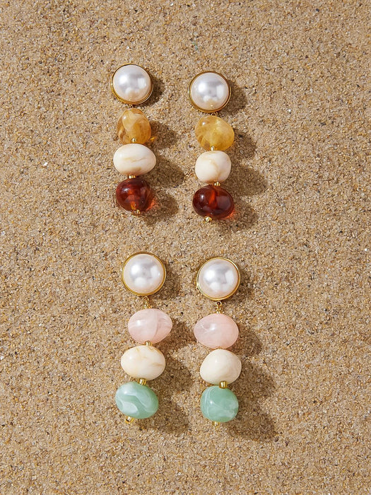 Pastel Beaded Earring