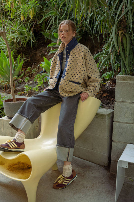 Vintage Inspired Sherpa Jacket