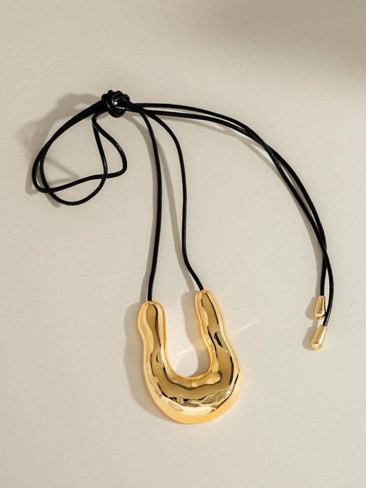 Modern Horseshoe Necklace