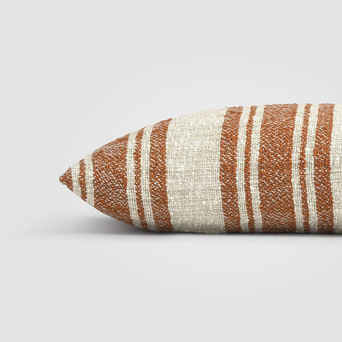 Rust Stripe Pillow