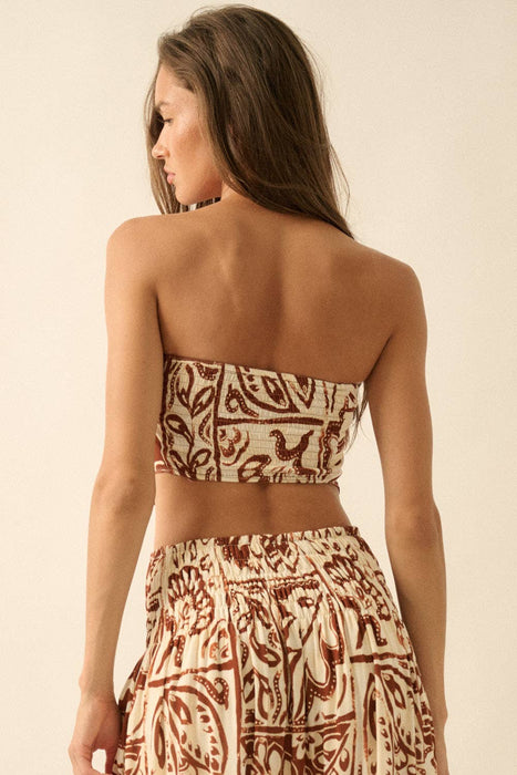 Elena Handkerchief Crop Top