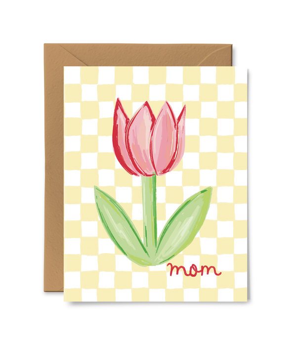 Tulip Mom Card