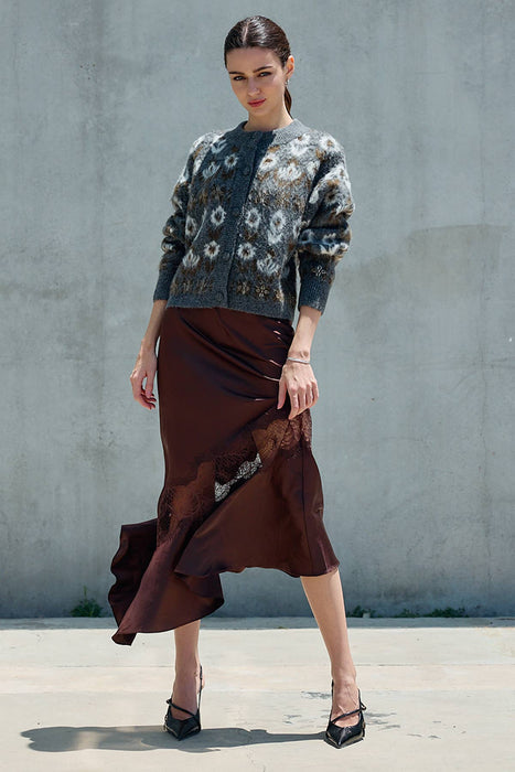 Astrid Diamond Knit Cardigan