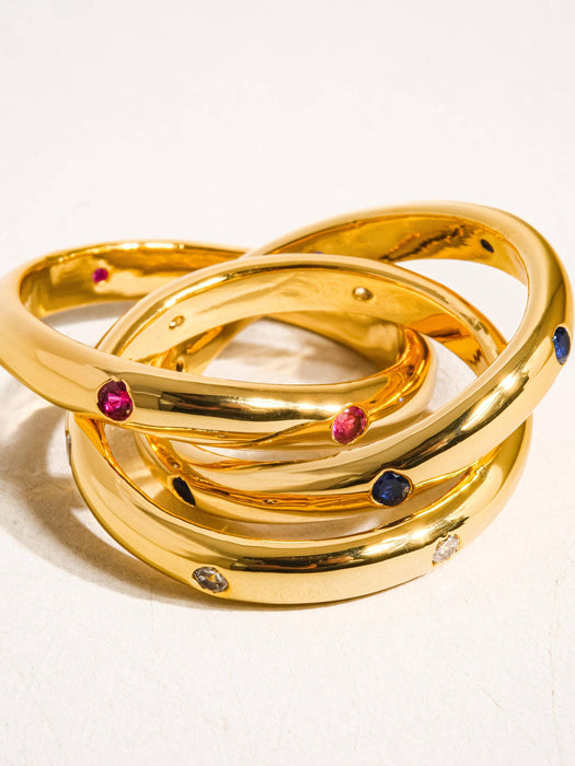 Everly Jeweled Wrap Ring