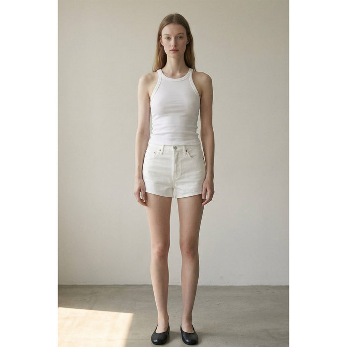 Ribbed Sleeveless Scoop Neck TankTop