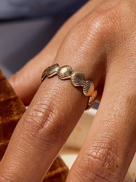 Shell Open Ring