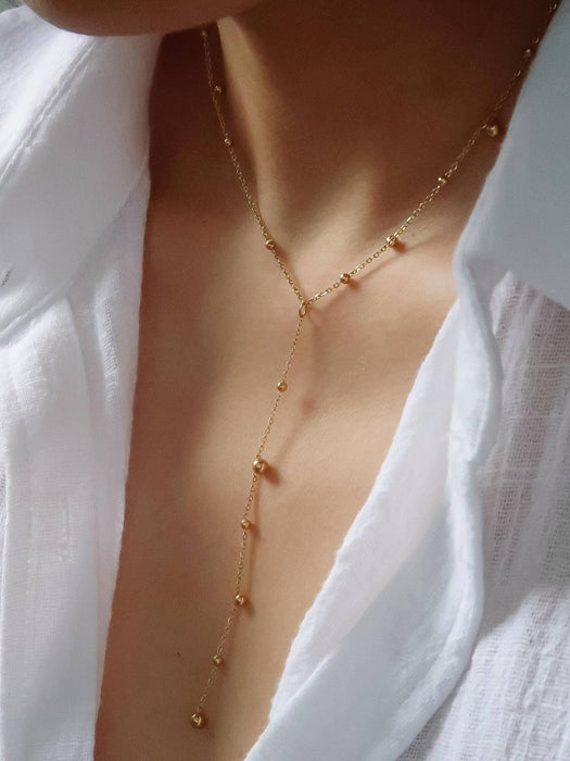 La Chute Beaded Necklace