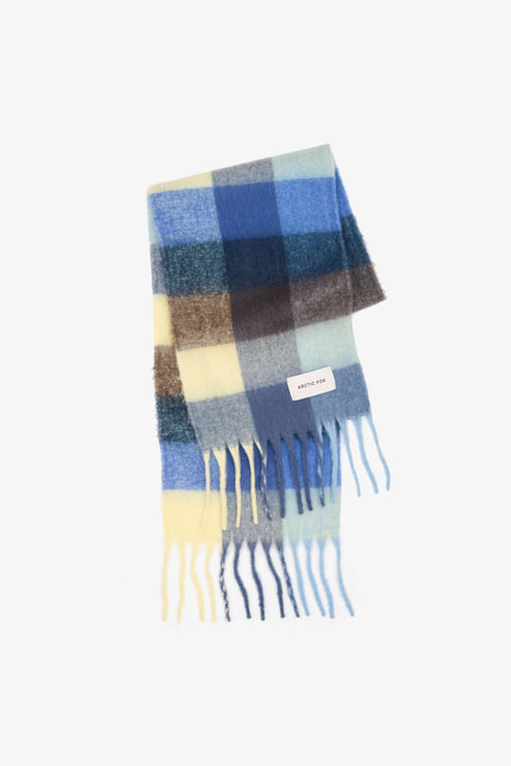 The Reykjavik Scarf - 100% Recycled - Blue Yellow