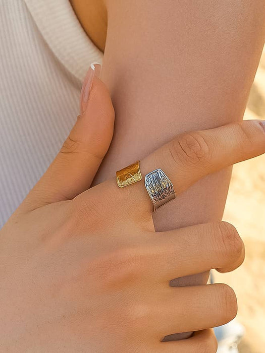 Textured Open Ring