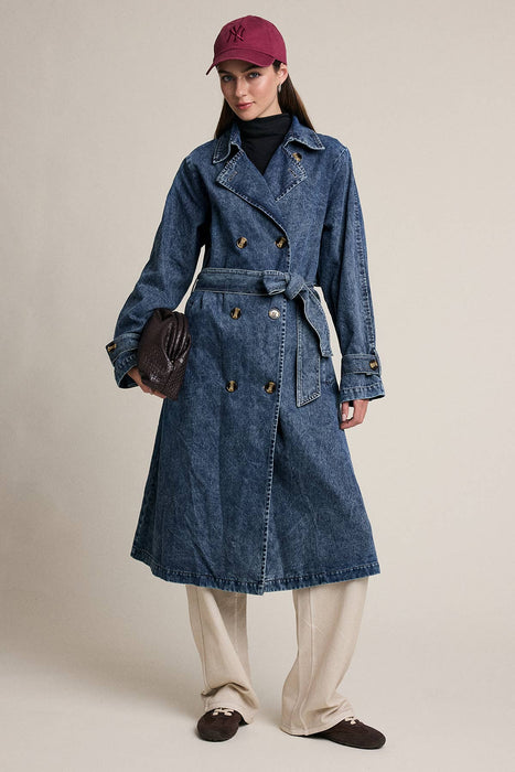 Denim Trench Coat