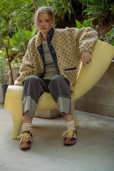 Vintage Inspired Sherpa Jacket