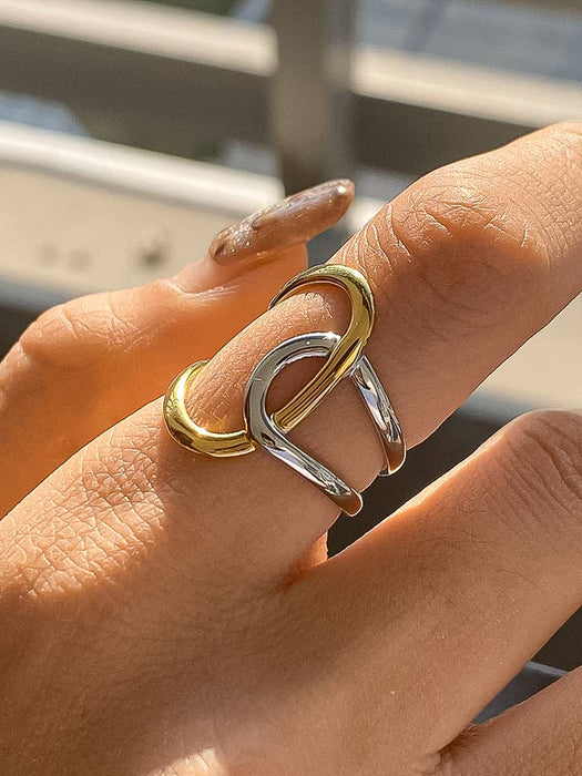 Hopper Two Tone Ring