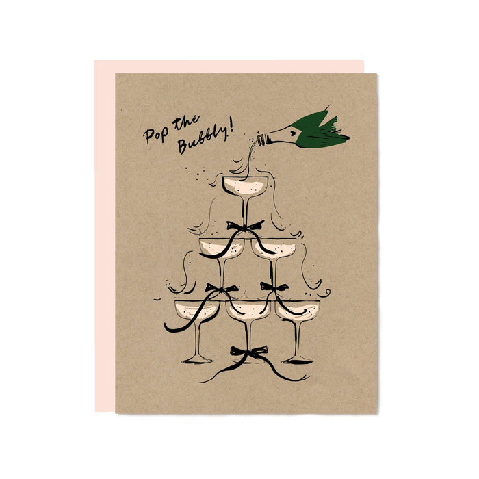 Pop The Bubbly Card