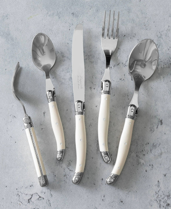 Laguiole Connoisseur 18/10 Stainless-Steel Ivory Flatware