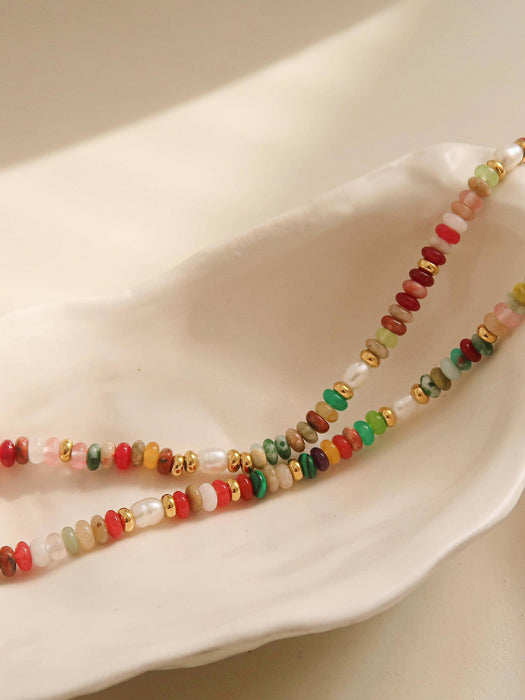 Lisbon Beaded Necklace