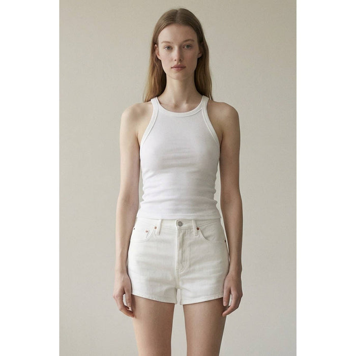 Ribbed Sleeveless Scoop Neck TankTop