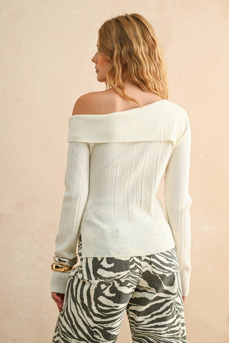 Cecilia Asymmetric Long Sleeve Top