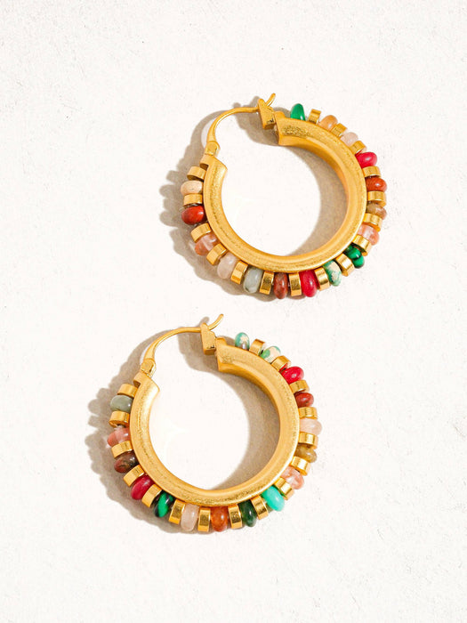 Lotus Capri Earrings