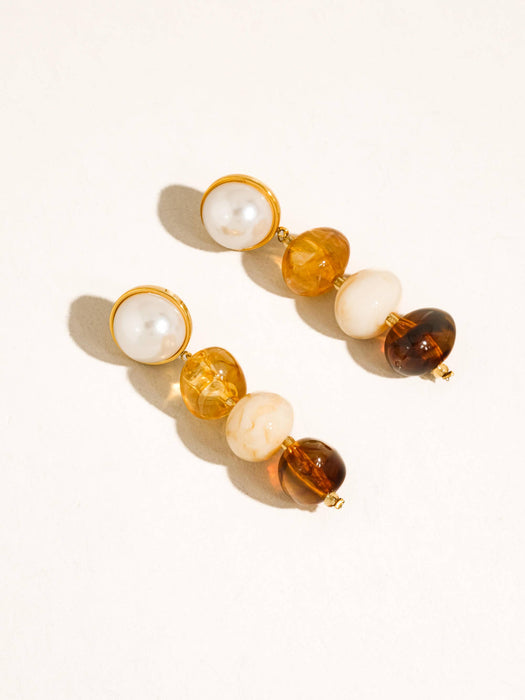 Pastel Beaded Earring