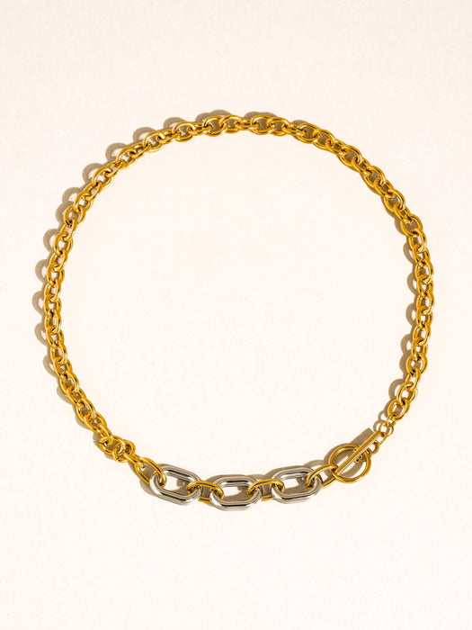 Deux Tons Chain Necklace