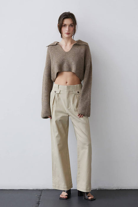 Cici Waffle Knit Sweater