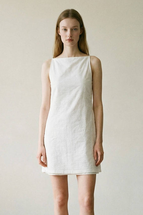 Campbell Eyelet Mini Dress