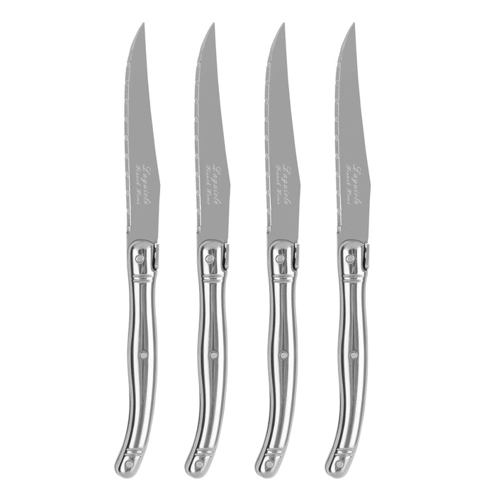 Laguiole Connoisseur 4-Piece Stainless-Steel Steak Knife Set