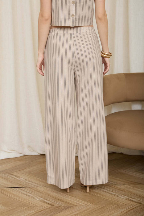 Striped Linen Lounge Pants