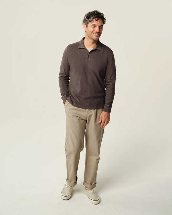 Caza Rugby Polo in Bark