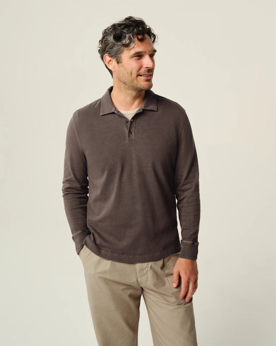 Caza Rugby Polo in Bark