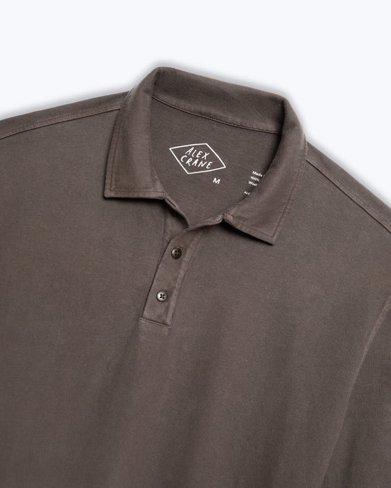 Caza Rugby Polo in Bark
